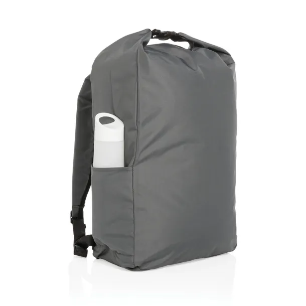  Impact AWARE™ RPET lightweight rolltop backpack - XD Collection Anthracite 