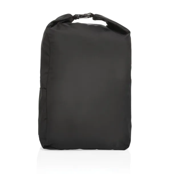  Impact AWARE™ RPET lightweight rolltop backpack - XD Collection Black 