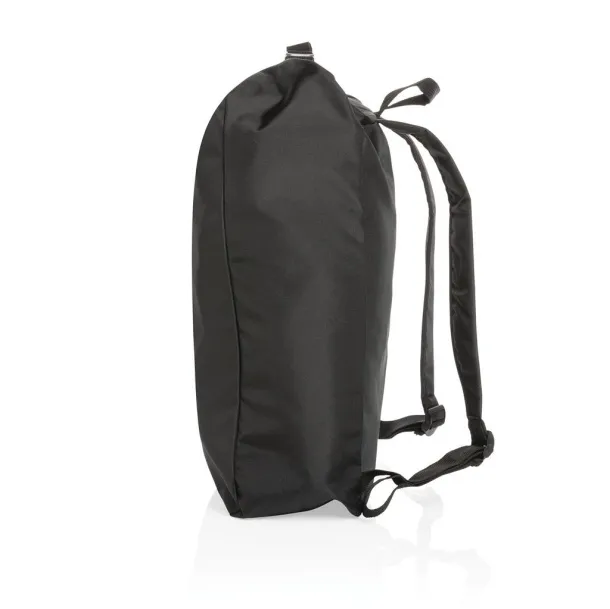  Impact AWARE™ RPET lightweight rolltop backpack - XD Collection Black 