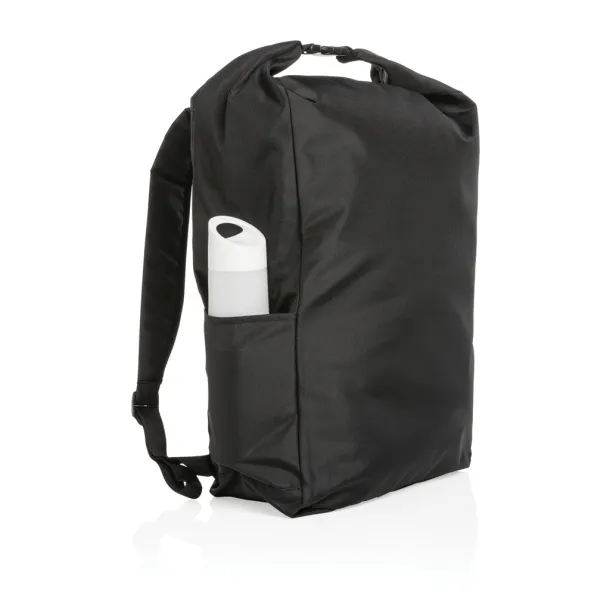  Impact AWARE™ RPET lightweight rolltop backpack - XD Collection Black 