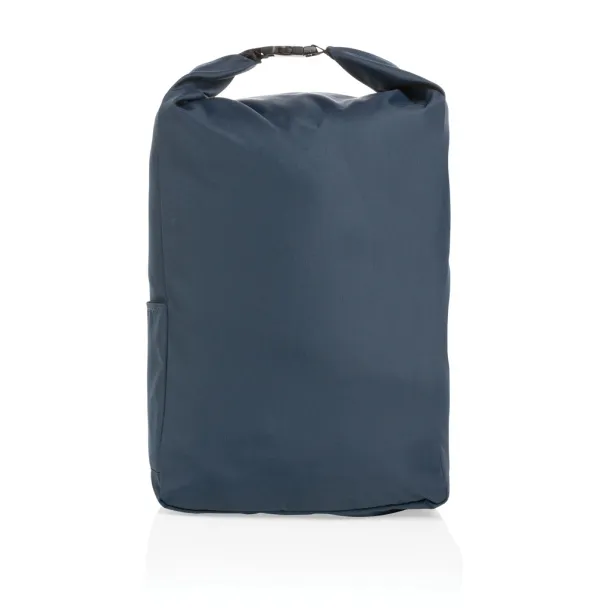  Impact AWARE™ RPET lightweight rolltop backpack - XD Collection Navy Blue 