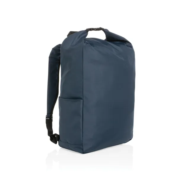  Impact AWARE™ RPET lightweight rolltop backpack - XD Collection Navy Blue 