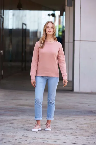  Ženski džemper, 280 g/m2 - Just Hoods Dusty Pink