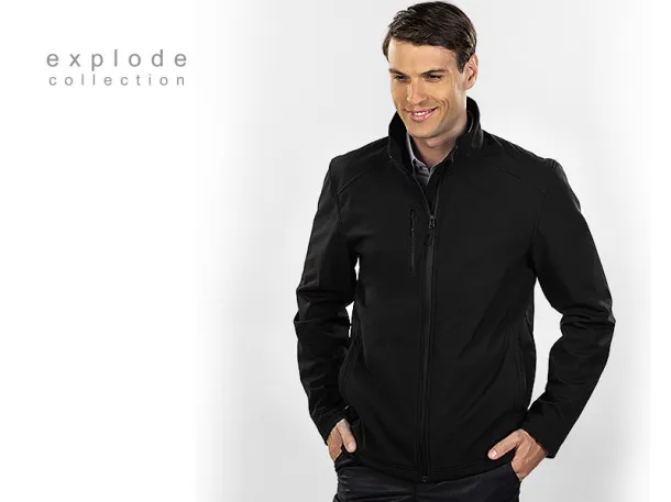 SKIPPER softshell jacket - EXPLODE Black