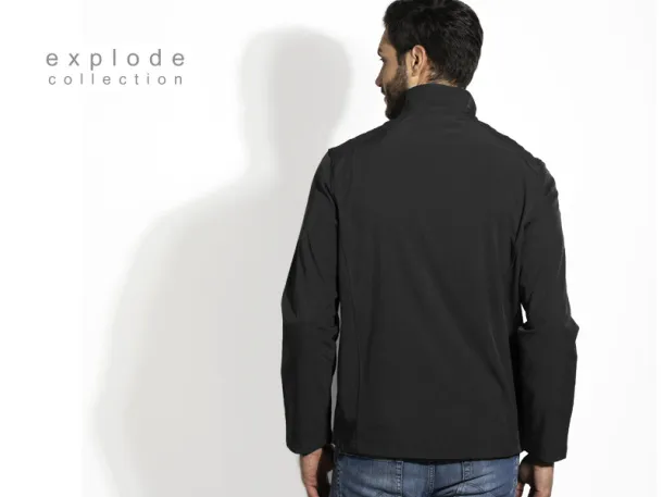 SKIPPER softshell jacket - EXPLODE Black