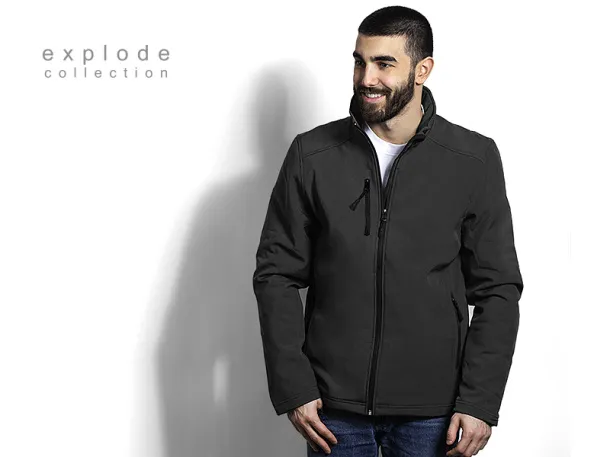 SKIPPER softshell jacket - EXPLODE Dark gray