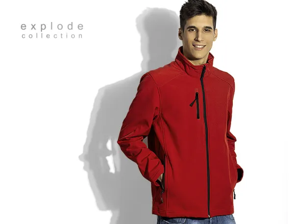 SKIPPER softshell jacket - EXPLODE Red