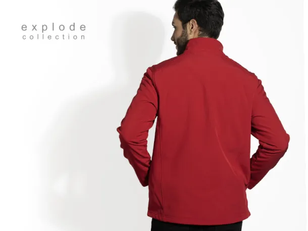 SKIPPER softshell jacket - EXPLODE Red