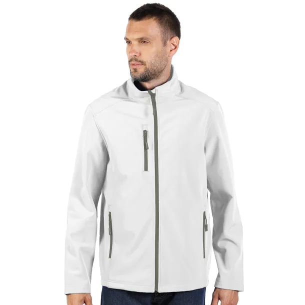 SKIPPER softshell jacket - EXPLODE White