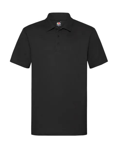  Sportska polo majica - Fruit of the Loom Crna