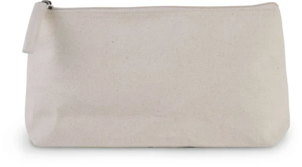  COTTON CANVAS TOILETRY BAG - 310 g/m² - Kimood Natural