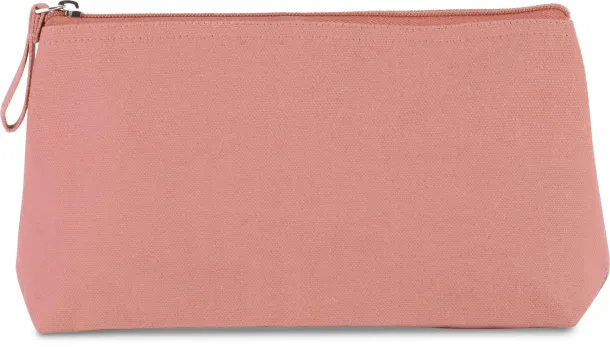  COTTON CANVAS TOILETRY BAG - 310 g/m² - Kimood Dusty Pink