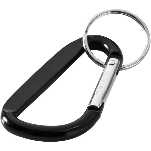 Timor carabiner keychain Solid black