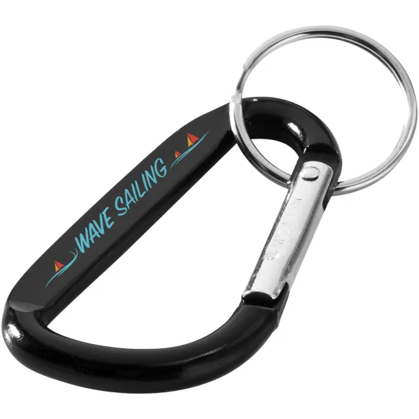 Timor carabiner keychain - Unbranded Solid black