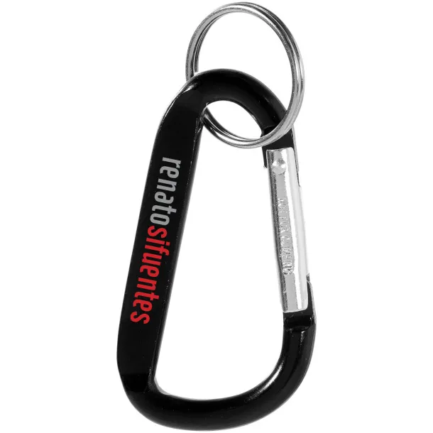 Timor carabiner keychain Solid black