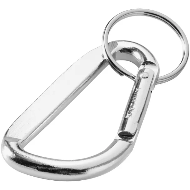 Timor carabiner keychain Silver