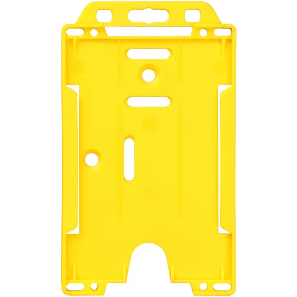 Pierre transparent badge holder - Unbranded Yellow