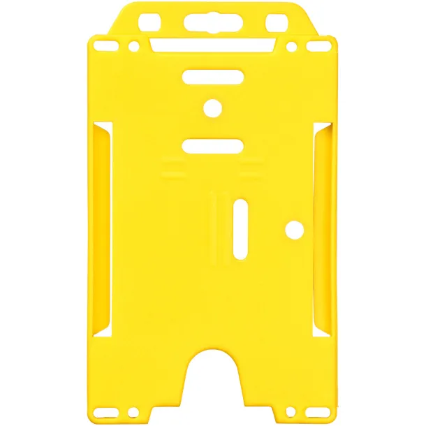 Pierre transparent badge holder Yellow