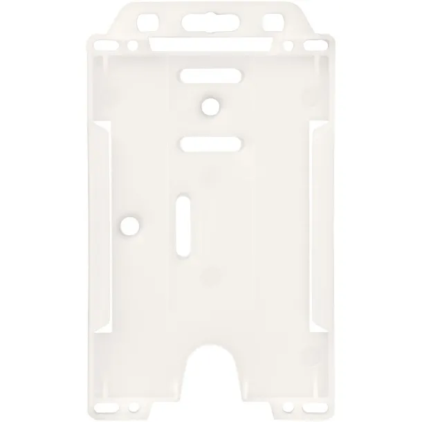 Pierre transparent badge holder White