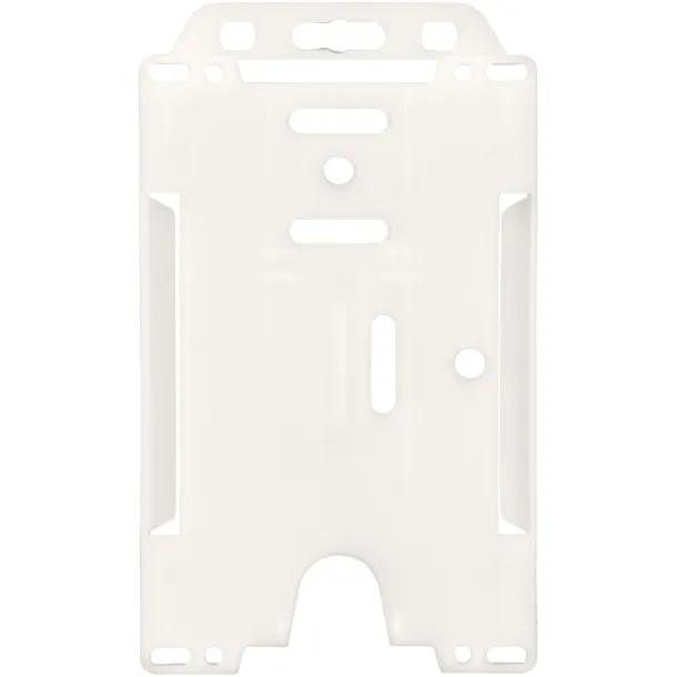Pierre transparent badge holder White