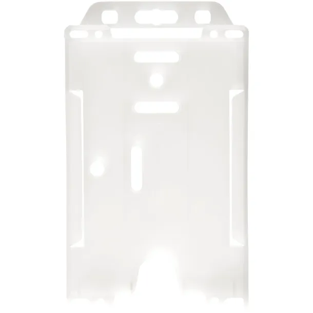 Pierre transparent badge holder - Unbranded Frosted white