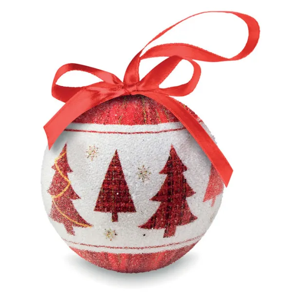 SNOWY Christmas bauble in gift box Multicolour