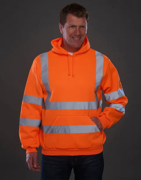 Fluorescentni hoodie, 280 g/m² - Yoko Fluo Orange