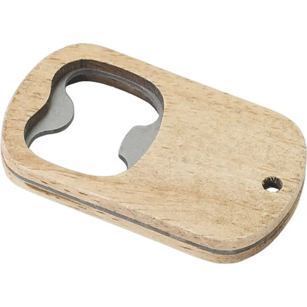  Wooden bottle opener brown