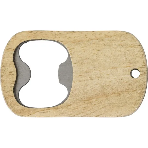  Wooden bottle opener brown