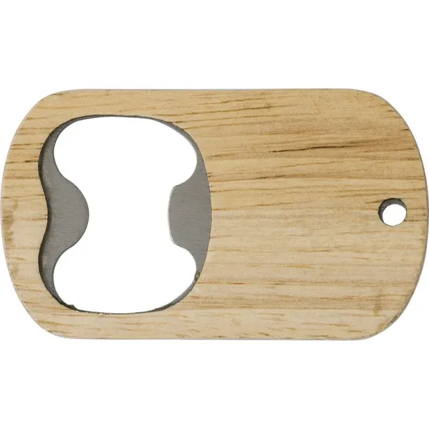  Wooden bottle opener brown