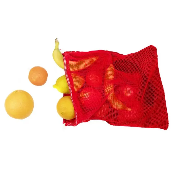 Kelly Cotton bag for fruits and vegetables, big size red