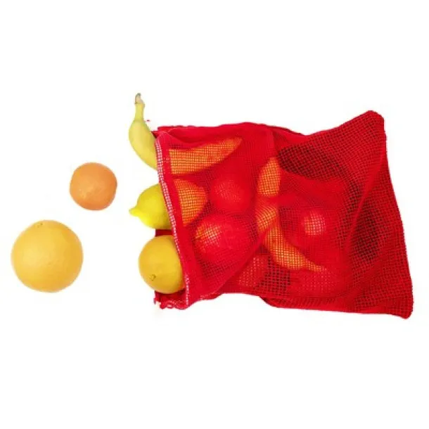 Kelly Cotton bag for fruits and vegetables, big size Crvena