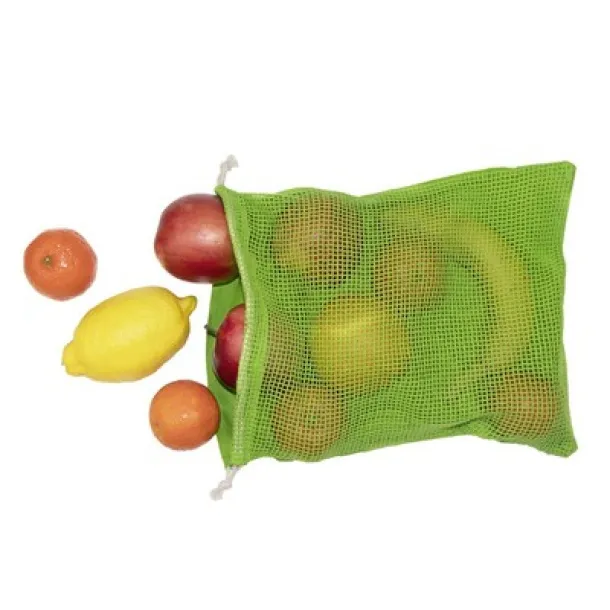 Kelly Cotton bag for fruits and vegetables, big size light green