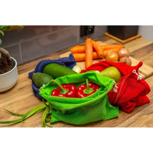 Kelly Cotton bag for fruits and vegetables, big size light green