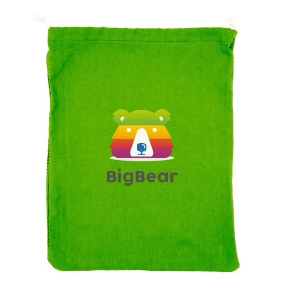 Kelly Cotton bag for fruits and vegetables, big size light green