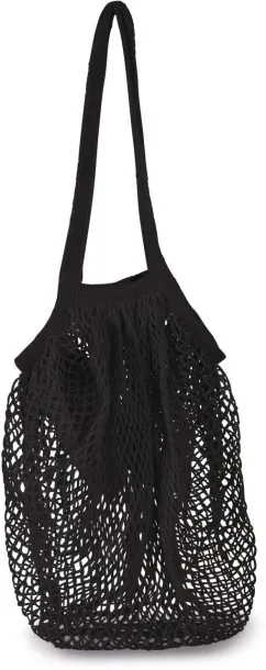  COTTON MESH GROCERY BAG - 190 g/m² - Kimood Black