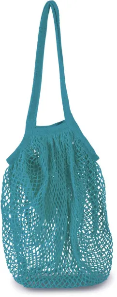  COTTON MESH GROCERY BAG - 190 g/m² - Kimood Turquoise