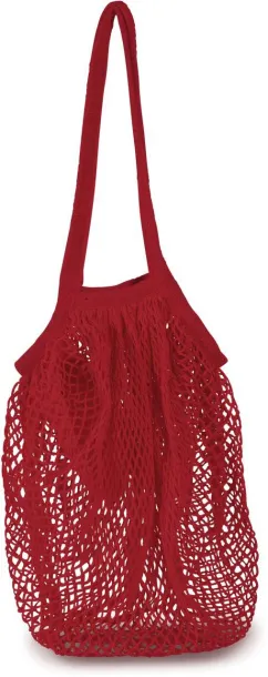  COTTON MESH GROCERY BAG - 190 g/m² - Kimood Cherry Red