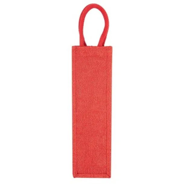  Jute bottle bag Crvena