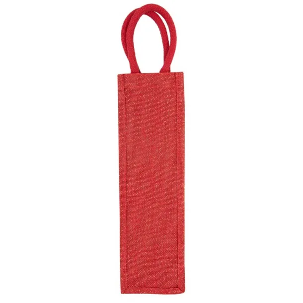  Jute bottle bag Crvena