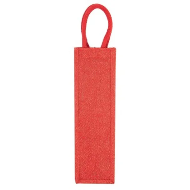  Jute bottle bag Crvena
