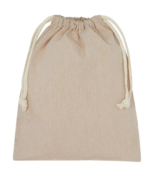  Vrećica s vezicama od recikliranog pamuka i poliestera - SG Accessories - BAGS Natural Heather