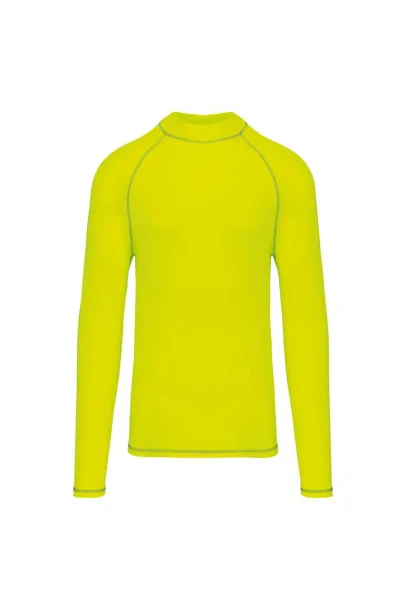  MEN'S TECHNICAL LONG-SLEEVED T-SHIRT WITH UV PROTECTION - Proact Fluorescent Yellow