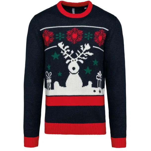  UNISEX CREW NECK CHRISTMAS JUMPER - Kariban Night Navy