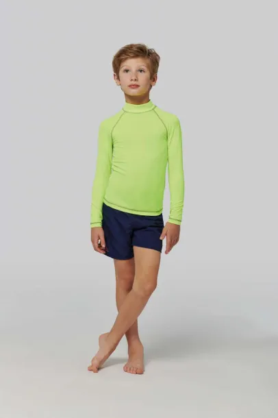  Dječja majica dugih rukava s UV zaštitom, 160 g/m2 - Proact Bijela