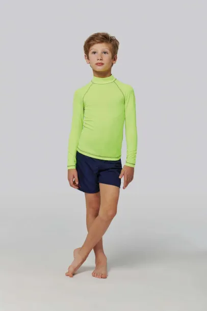  CHILDREN’S LONG-SLEEVED TECHNICAL T-SHIRT WITH UV PROTECTION - Proact Fluorescent Yellow