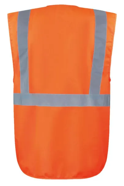  COMFORT EXECUTIVE SAFETY VEST \"HAMBURG\" - MULTIFUNCTIONAL WITH POCKETS - Korntex Orange