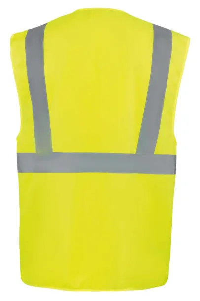  COMFORT EXECUTIVE SAFETY VEST \"HAMBURG\" - MULTIFUNCTIONAL WITH POCKETS - Korntex Yellow