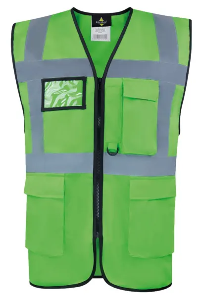  COMFORT EXECUTIVE SAFETY VEST \"HAMBURG\" - MULTIFUNCTIONAL WITH POCKETS - Korntex 45533C