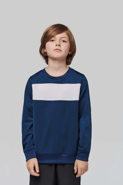  KIDS' POLYESTER SWEATSHIRT - Proact Sporty Royal Blue White